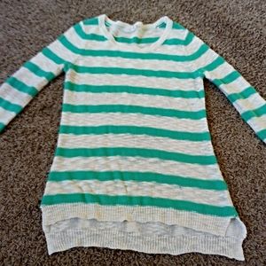 Pink rose knit sweater